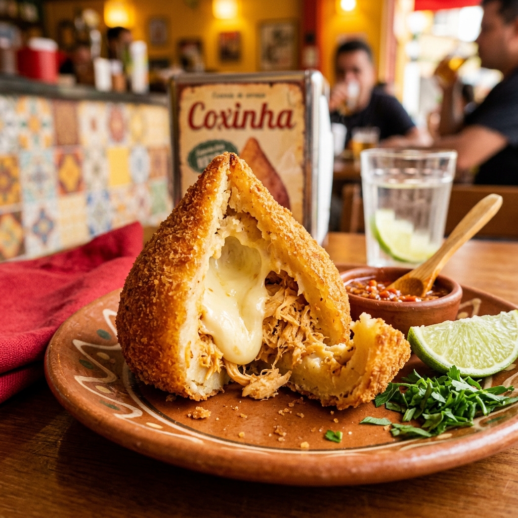 Coxinha de Frango com Catupiry